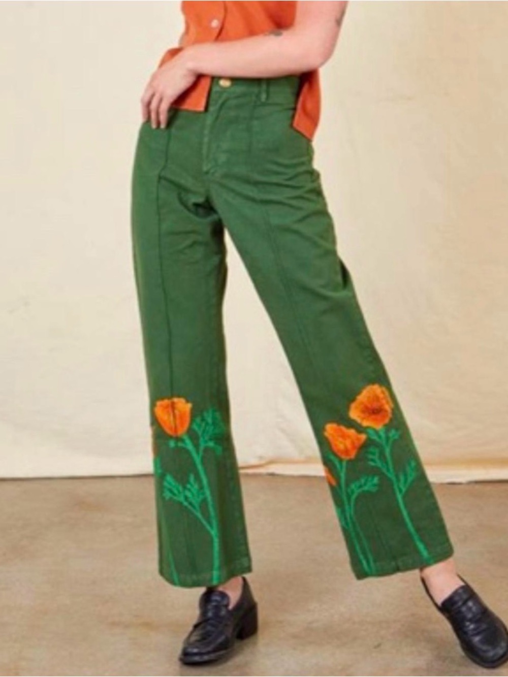 Big Bud Press Green Poppy Pants *Limited Edition*